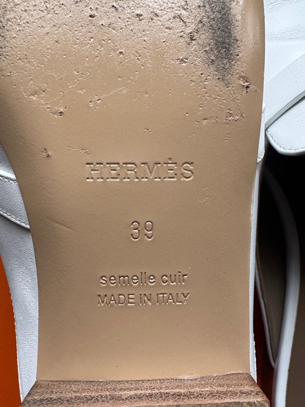 Hermes Oz mule white - Picture 7 of 9
